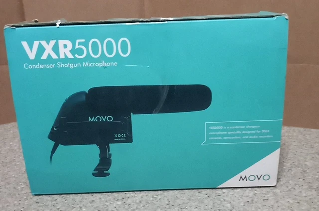 VXR5000 Condenser Shotgun Microphone - designed for DSLR cameras, camcorders