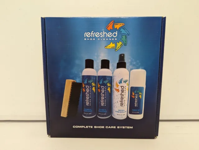 Refreshed Shoe Cleaner Complete Sneaker Care System Kit New In Box Reshoevn8r