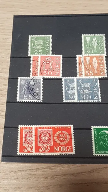 Konvolut / Lot 2 - alte Briefmarken aus Norwegen - Norge 2