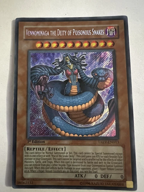 YUGIOH! - VENNOMINAGA the Deity of Poisonous Snakes - TAEV-EN013 - 1st