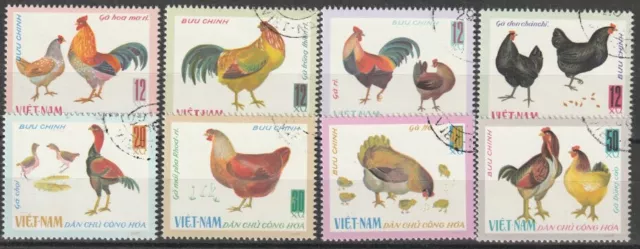 Vietnam Michel 505/12 ""Polli locali"" timbrato