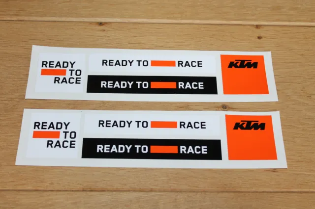 #826 KTM Motorrad Motocross Offroad Ready to Race Aufkleber Sticker Decal Kleber