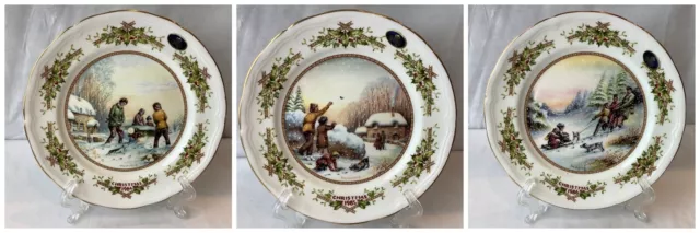 Aynsley Christmas Plates Choose from 1984 - 1986 Boxed Plates