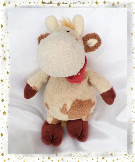 peluche vache rouge