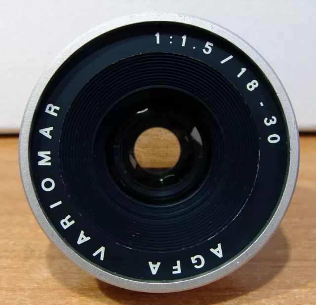 AGFA VARIOMAR 1:1,5/18-30 Zoom Projectionlens for 8mm Projectors.