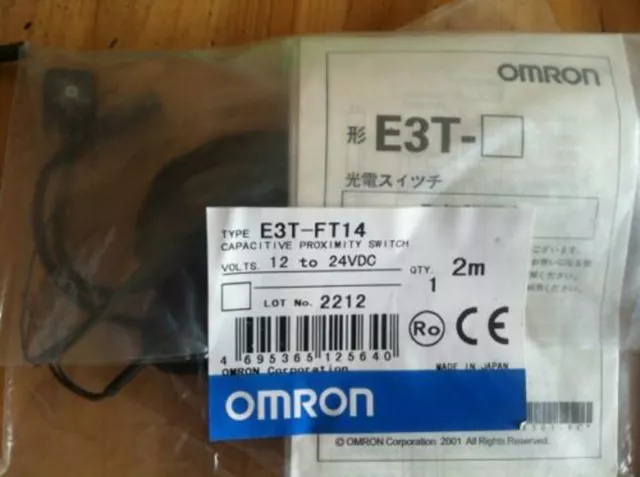 new omron E3T-FT14 Photoelectric Switch Sensor 12-24VDC 2M FREE SHIP