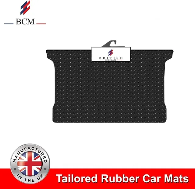 Fits BMW i3 Electric 2013-On Tailored 3mm Heavy Duty Rubber Car Rear Boot Mat