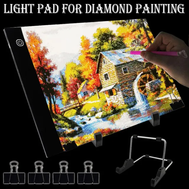 A4 LED Light Pad For Diamond Painting 5D Diamond Embroidery Light Board Tool  G1