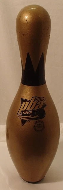 BRUNSWICK PBA TOUR Gold Bowling Pin Wibc - Abc Approved