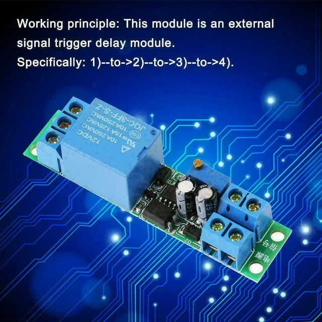 Modulo Temporizzatore Con Relè - Ciclo Infinito, Regolabile Da 0,5s A 1000min, Per AC 100-250V - Foto 10