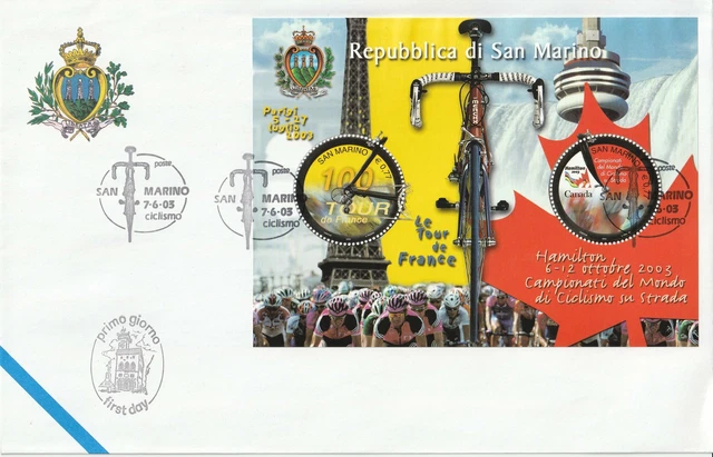 2003 FDC LIBERTAS A. A. S. F. N. San Marino Camp. Mond. Cyclisme