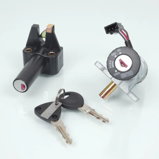 Kit Neiman (serrure) De Selle Pour Honda Melody NB 50 M 1984 - Occasion - Contacteur Fonctionnel