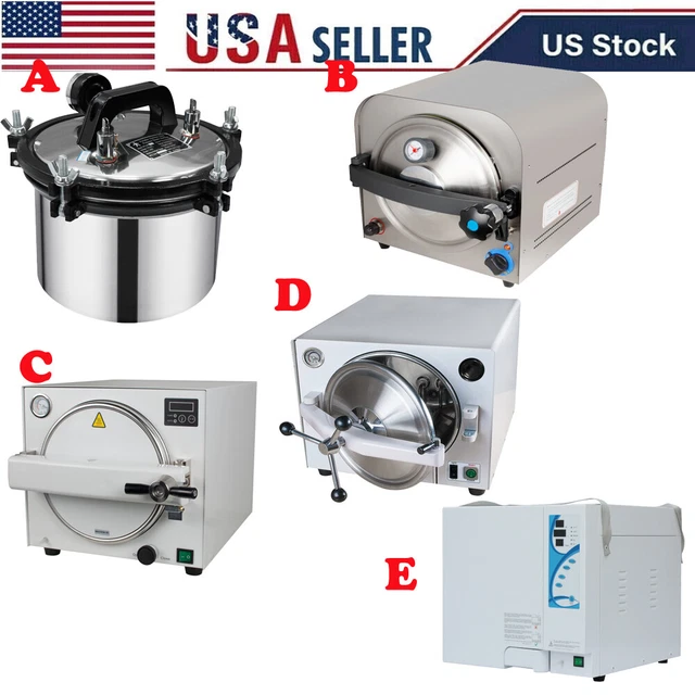 DENTAL MEDICAL AUTOCLAVE Sterilizer Vacuum Steam Sterilization Machine