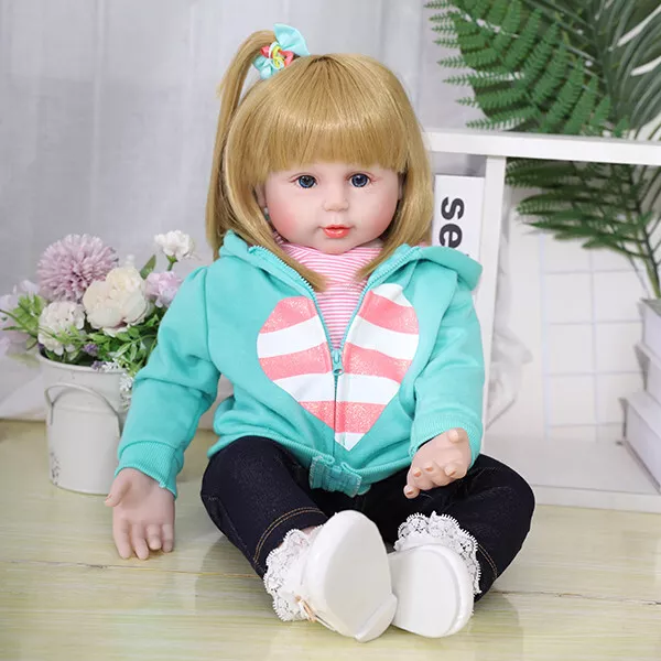 20" Reborn Dolls Silicone Vinyl Handmade Realistic Newborn Baby Xmas Gifts