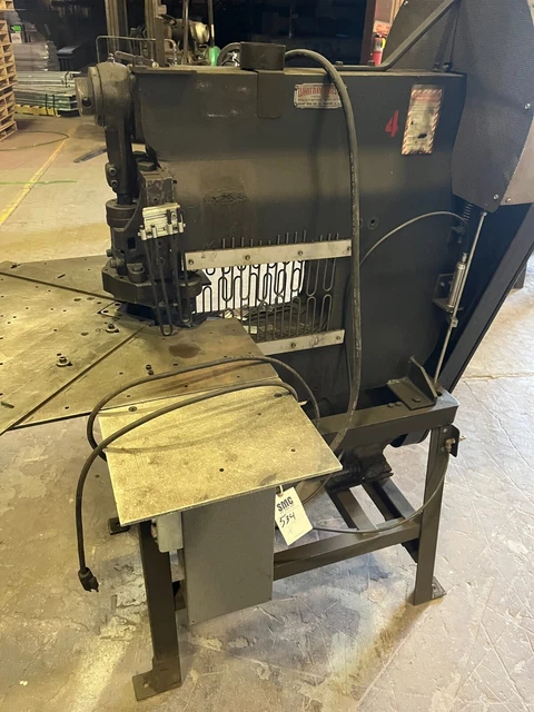 10 Ton Whitney-Jensen OBI Punch Press #130 18-1/4" Throat Depth with notcher
