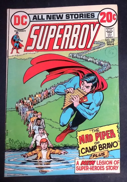 Superboy #190 Bronze Age DC Comics F/VF