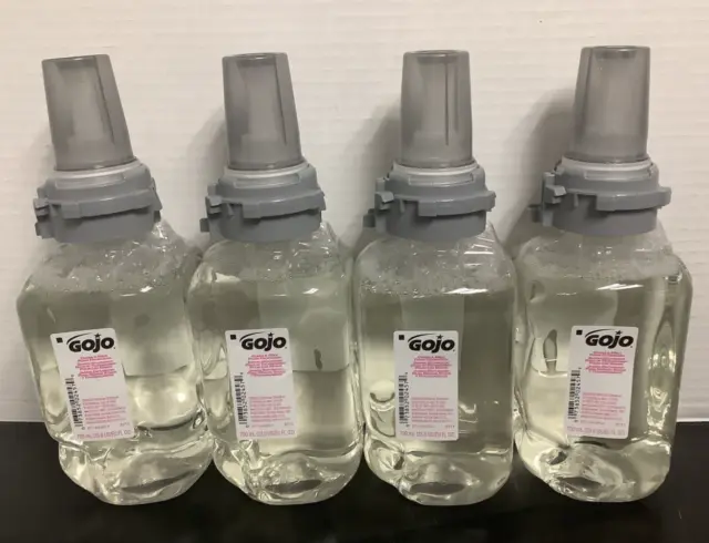 4X GOJO 8711 Clean & Mild Foam Handwash 700ml ADX-7 Dispenser Refills
