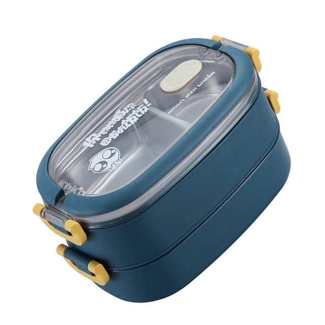 Lunchbox Aus Edelstahl Tragbarer Lebensmittelbehälter Essensbox Brotdose Kind