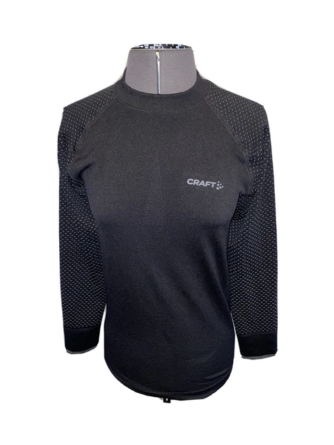 Women's Craft Active Intensity Long Sleeve Black Baselayer T-Shirt Medium