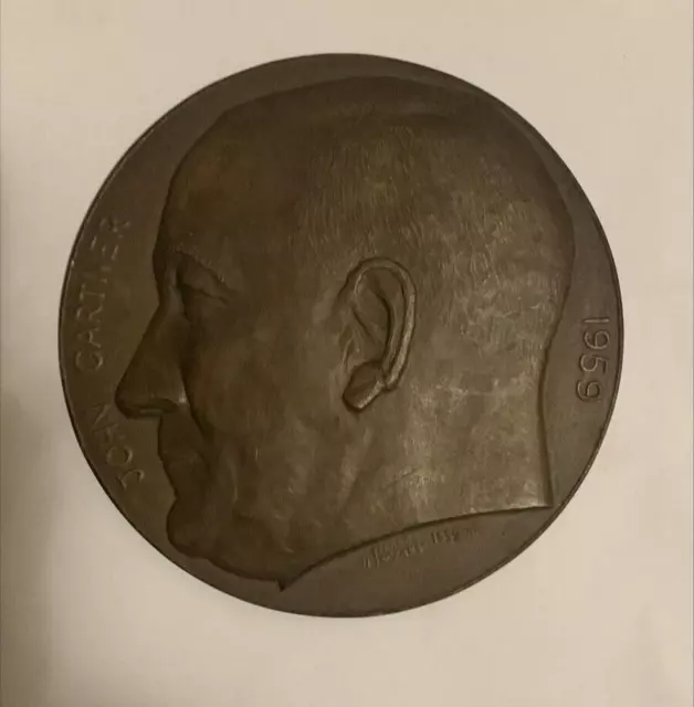 Michael Meszaros  Portrait medal John Gartner 1959