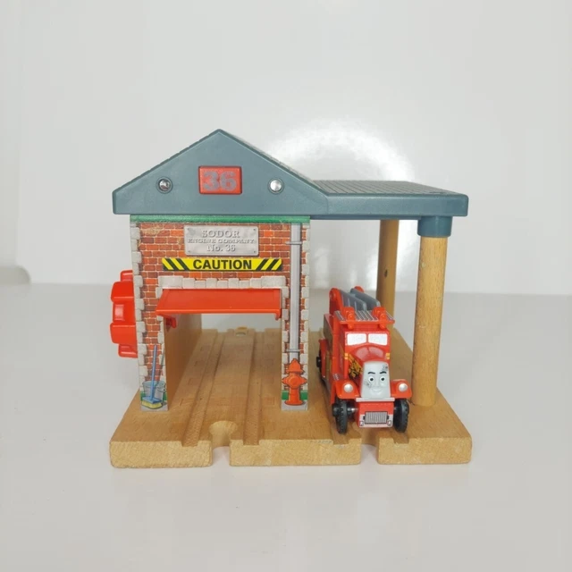SODOR ENGINE COMPANY Fire Station No 36 Thomas Friends Railway Fiery Flynn 2014 59.95 PicClick AU