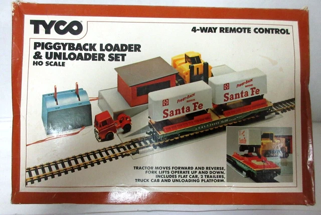 TYCO TRAIN PIGGYBACK Loading Set HO Scale #933 $4.00 - PicClick
