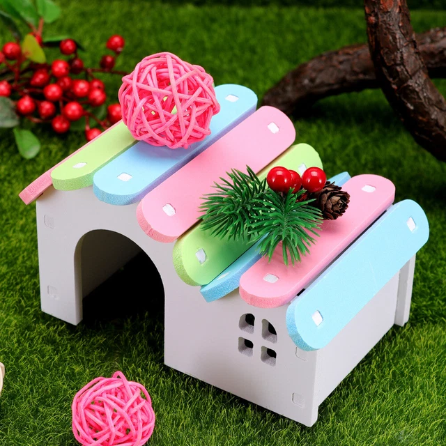 1 Pc Chinchilla Hamster Käfig Hamster Spielzeug Hamster Hideout 3
