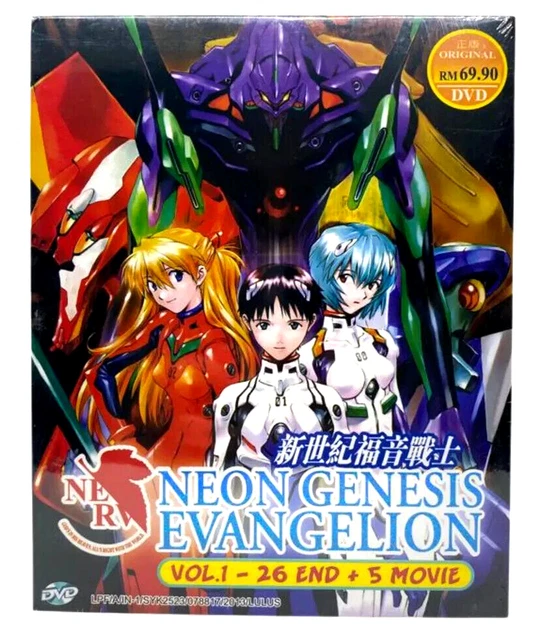 DVD NEON GENESIS Evangelion Complete Vol 126+ 5Movie English Dub Ship