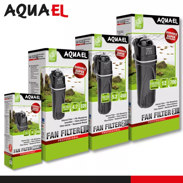 Aquael Fan Plus Filtre Intérieur pour Vitres Soins Eau Poissons