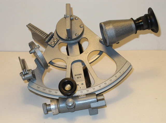 Marine Sextant, Soviet Navy CHO-T, GPS backup, compare to Davis,etc,metal,value.