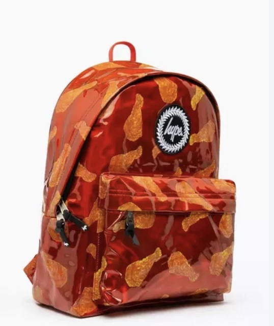 HYPE X KFC Red Holographic Chicken Wing Backpack - Brand New Limited Edition