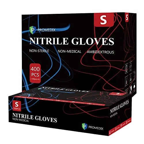 Nitrile Gloves, 4mil-100 Count, Gloves Disposable Latex Free, Disposable