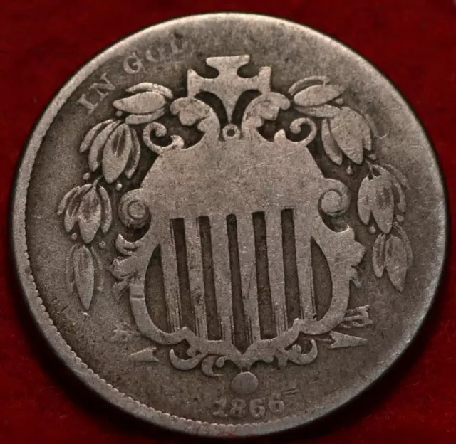 1866 Philadelphia Mint Shield Nickel