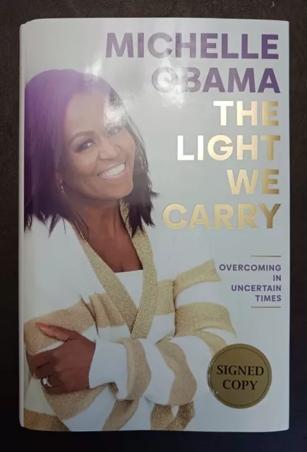 SIGNED Michelle Obama Autographed Book - The Light We Carry