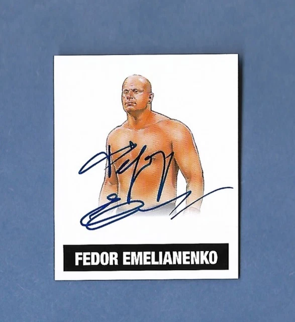 FEDOR EMELIANENKO * 2016 Leaf MMA Originals Alternate Art Auto Autograph FEDOR EMELIANENKO * 2016 Leaf MMA Originals Alternate Art Auto Autograph