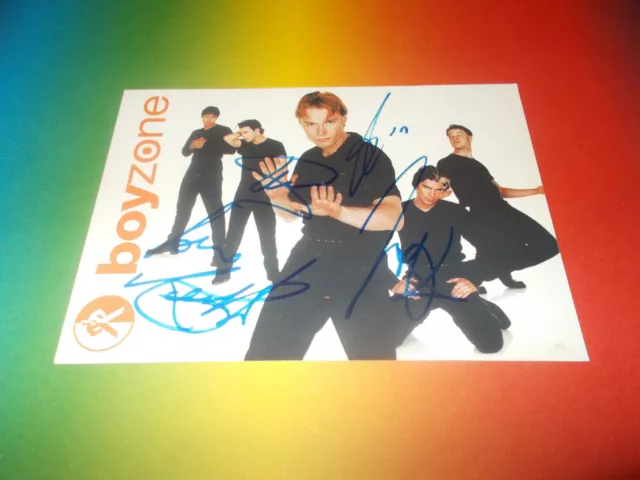 Boyzone Ronan Keating signed signiert autograph Autogramm auf Autogrammkarte