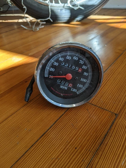 *USED HARLEY FXR gauge tank dash mounted speedometer 49-84 Mechanical