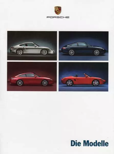 Porsche Programm Die Modelle Prospekt / brochure von 7/2001