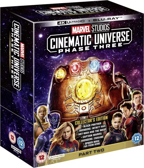 Marvel Studios Cinematic Universe: Phase Three - Part Two (4k Blu-ray) **NEW**