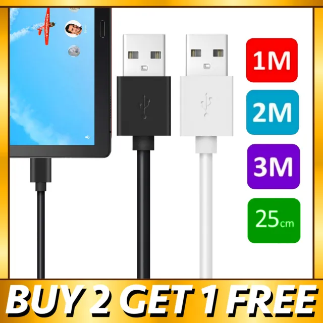 Fast USB Cable Charger Charging For Lenovo Smart M10 P10 E10 E7 Tab 3/4 Tablet