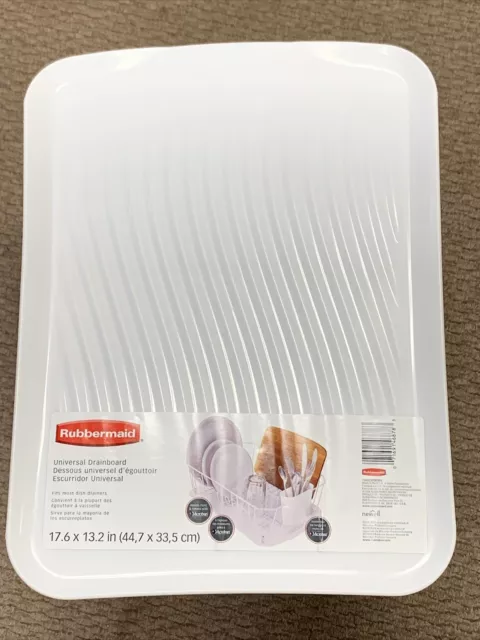 Tabla de drenaje universal Rubbermaid, blanca