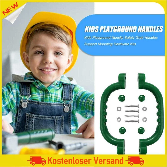 Rutschfeste Sicherheitshaltegriffe für Kinderspielplätze, Befestigungsmaterial (