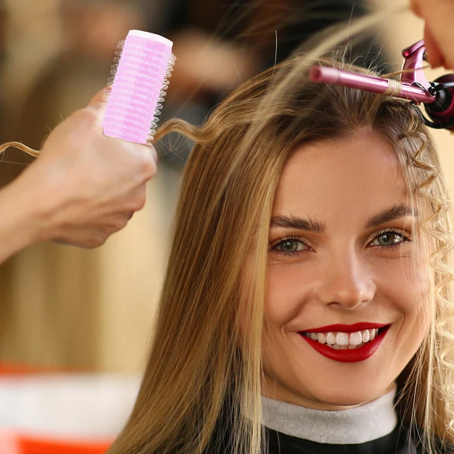 6 pz strumenti per capelli avvolgicapelli griglia in plastica strumenti per trucco