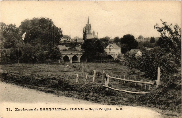 CPA Env. de BAGNOLES-de-l'ORNE - Sept-FORGES (356369)