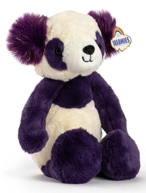 FAO SCHWARZ DREAMIES Purple Panda Stuffed Animal NEW with