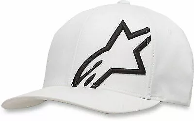 Genuine Alpinestars Shift Flexfit Baseball Cap (S/M Off White)