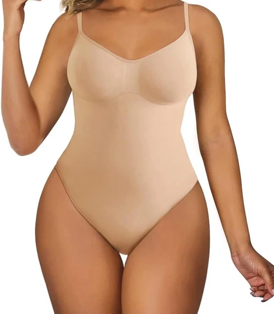 Ann Chery Seamless Firm Control Body Shaper Thong – XS Beige, Slims Waist, Abdomen & Back