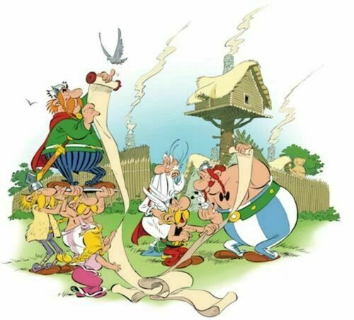 Plaque Murale Métal Astérix Et Obélix – 30 X 20 Cm – Décoration BD (Neuf)