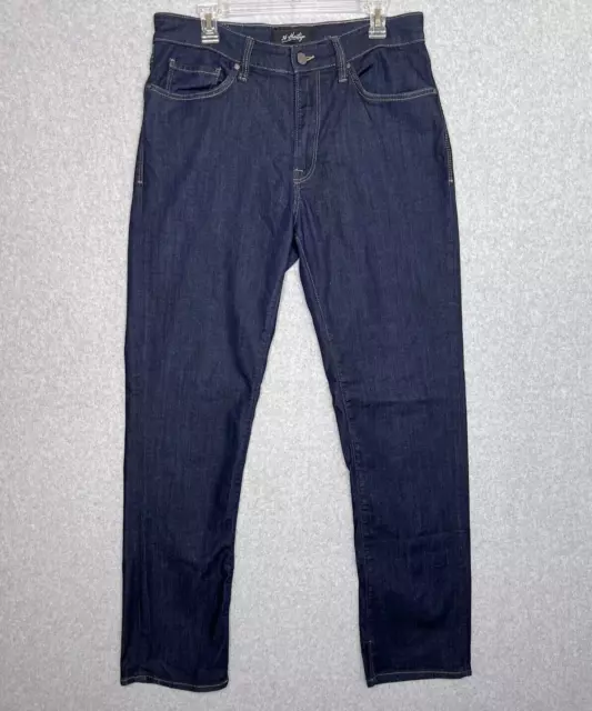 34 Heritage Jeans Charisma Mens 34 Dark Wash Comfort Rise Classic Straight Denim