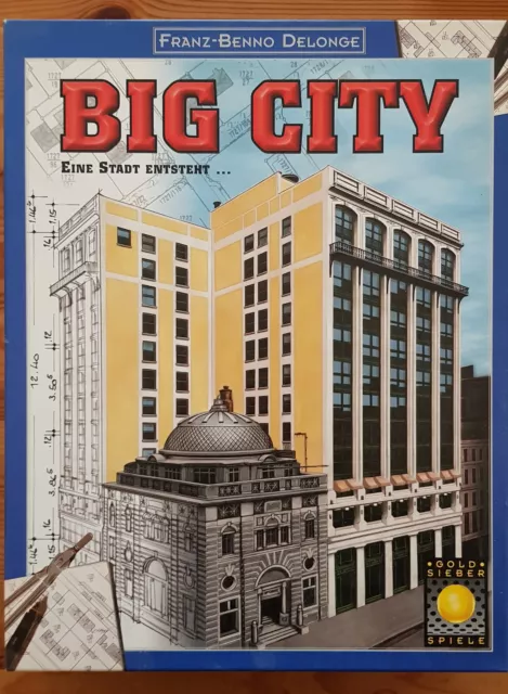 Brettspiel "Big City" von Franz-Benno Delonge, Goldsieber, neuwertig